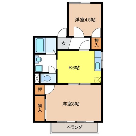 リバーサイドＦ・Ｋの物件間取画像